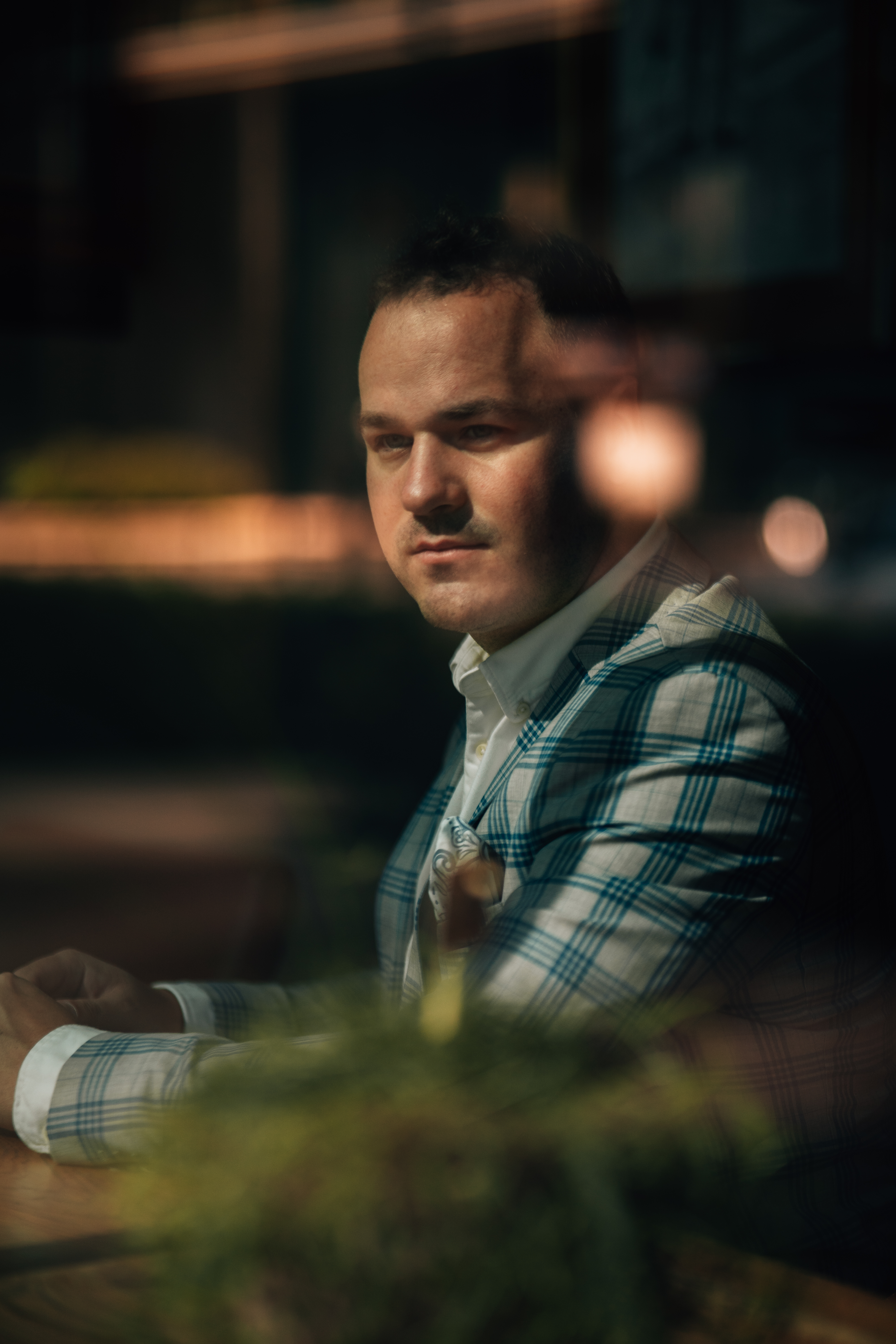 Maciej Woźniak na spotkaniu biznesowym